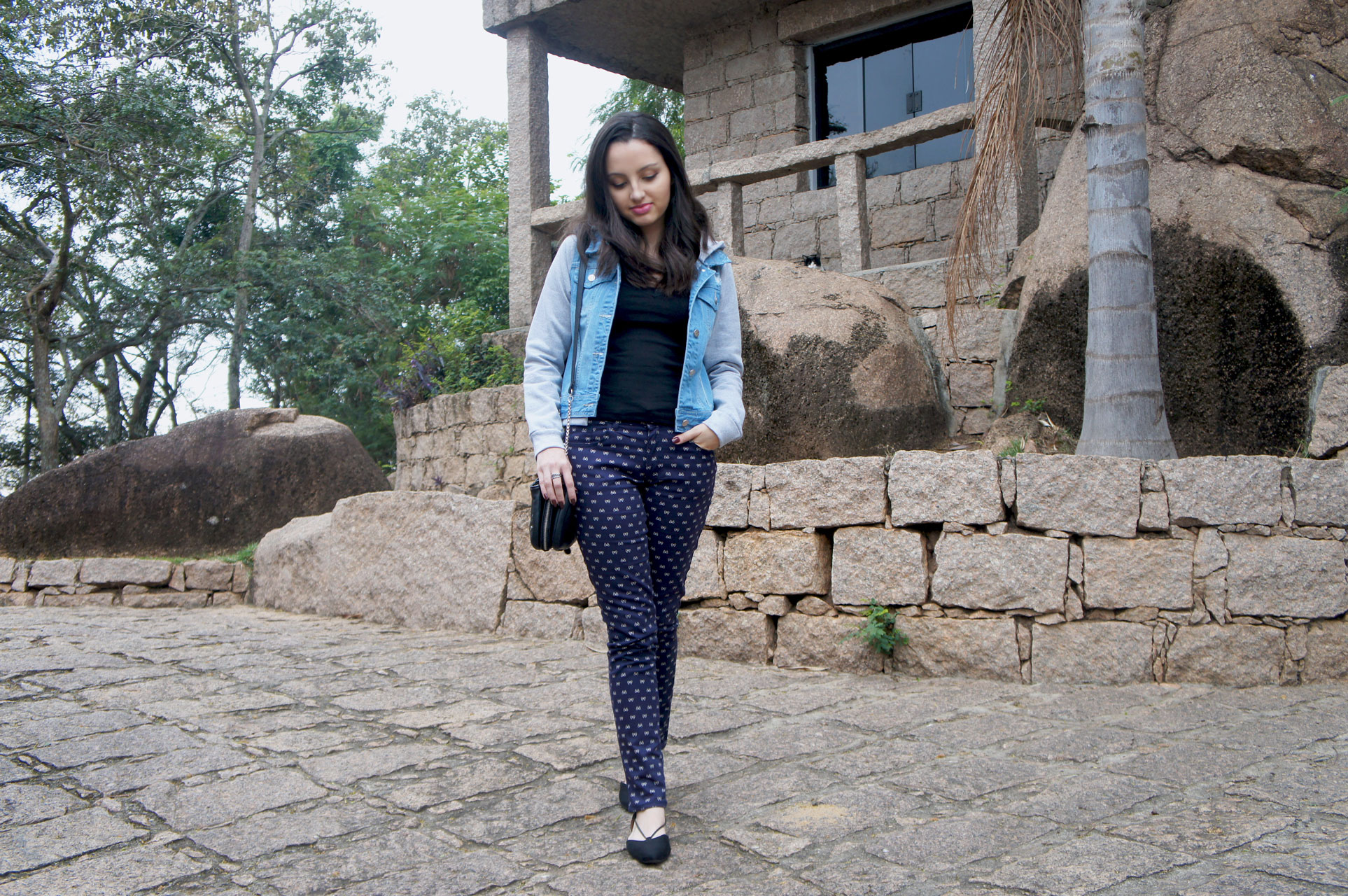 Look do Dia – Azul e Preto