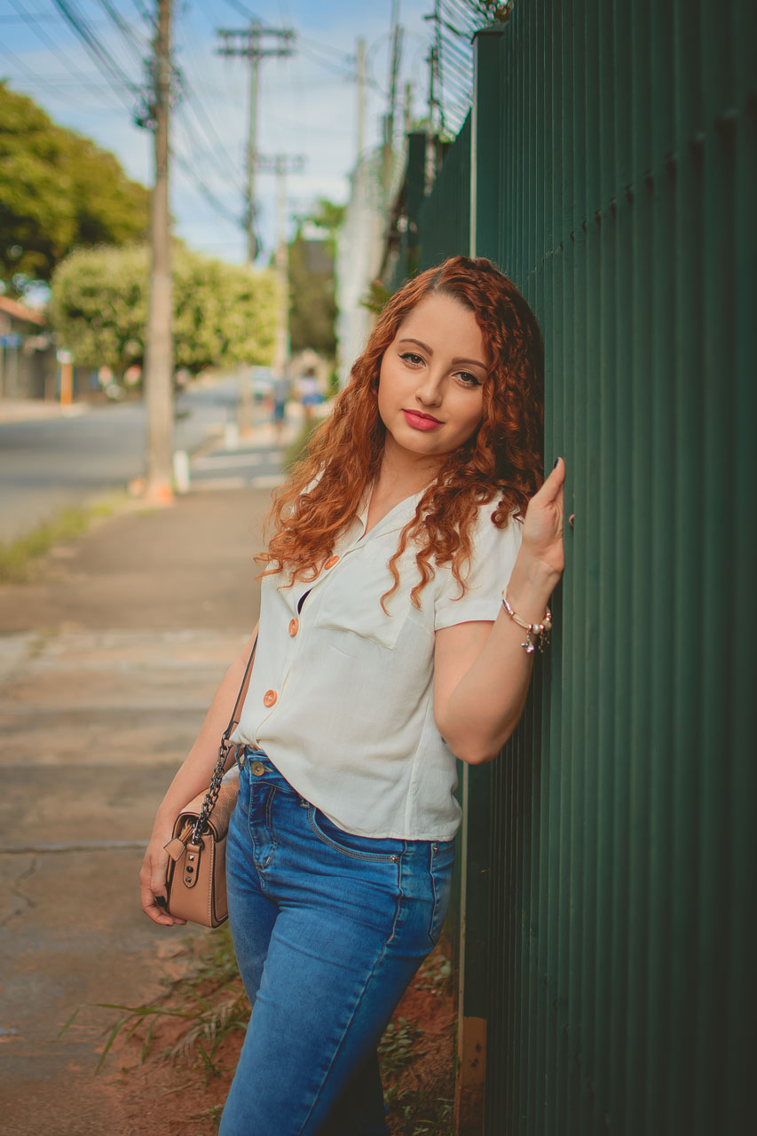 Look do Dia Calça Jeans Camisa Branca