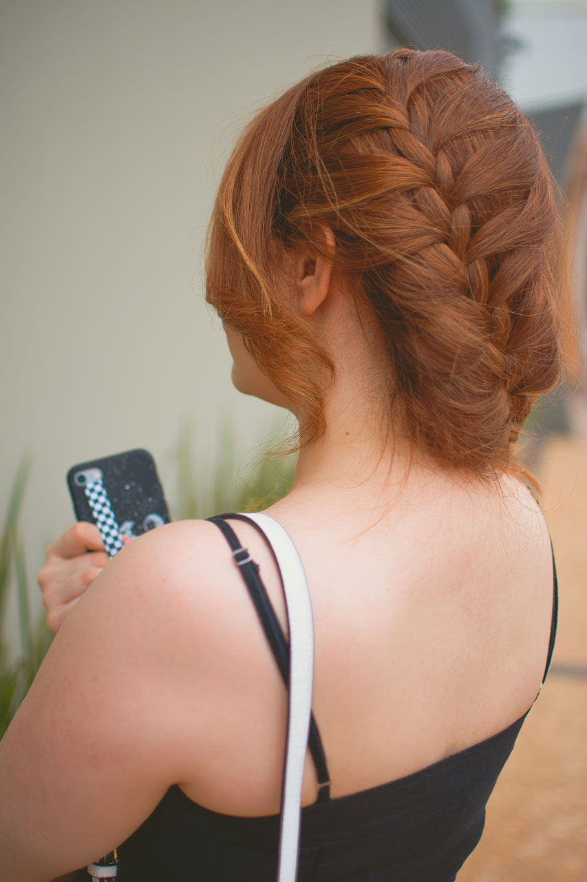 Penteado Rápido Cabelo Ruivo Trança