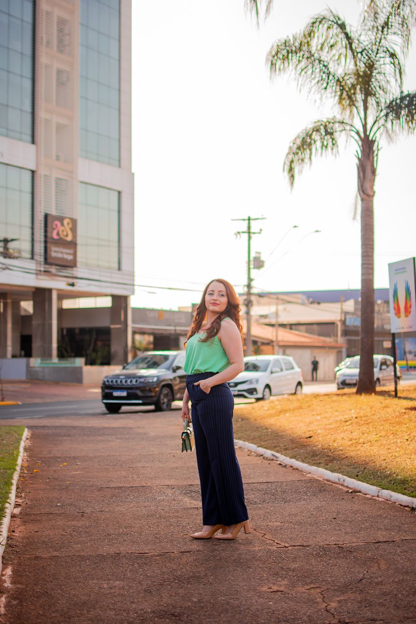 Look Social Azul e Verde