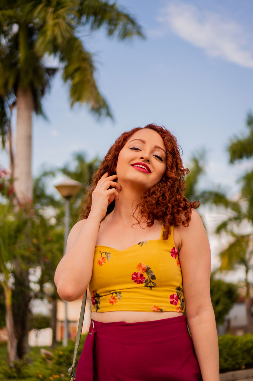 Look do Dia Cropped e Shortsaia