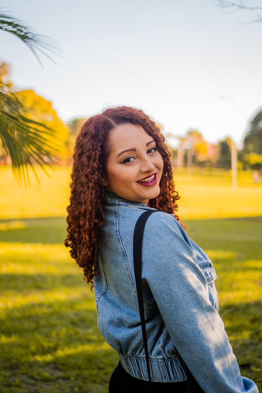 Jaqueta Mom Jeans Azul