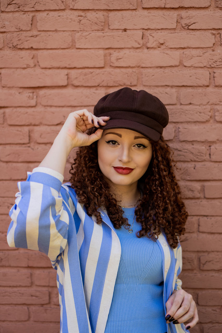 Camisa Feminina Azul Criativa
